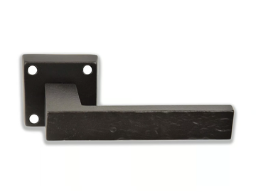 ONDA - Bronze door handle on rose by GIARA ART DESIGN-BRONZE - view 2